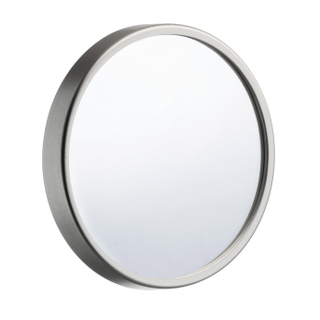 Smedbo Make Up spiegel voorzien van zuignap Zilver ABS Spiegelglas Diameter 90 mm Zilver