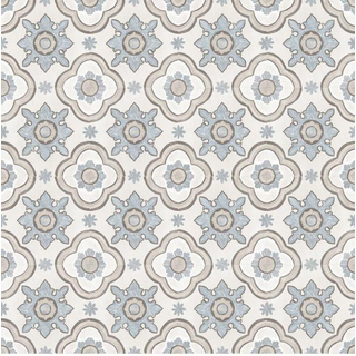 ÉCHANTILLON Cifre Cerámica Carrelage de sol et mural Adobe Décor Basma White Vintage Mat Multi