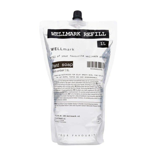 Wellmark remplissage lotion pour les mains - ambre foncé - 500ml
