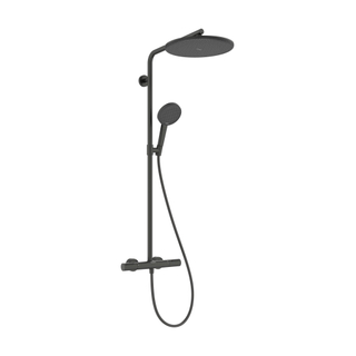 Hansgrohe Raindance alive showerpipe - 300 1 jet Ecostat Element - Brushed Black Chrome (antraciet)