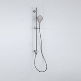 FugaFlow Eccelente Sobrado Glijstang - 90cm - met geïntegreerde wandaansluitbocht - Gunmetal