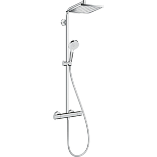 Hansgrohe Crometta e 240 1jet colonne de douche avec thermostat ecosmart chrome