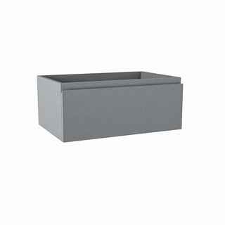 Mondiaz FOGE Meuble sous-lavabo - 60x41x25cm - 1 tiroir - softclose - Plata