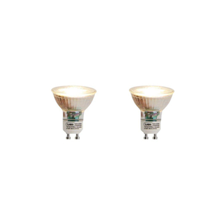 Luedd LED lamp - set van 2 - GU10 - 7w - 2700K - 500LM - dimbaar