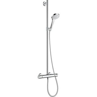 Hansgrohe Select S Croma Multi Douchekraan - thermostatisch - handdouche - doucheslang 160cm - wit/chroom