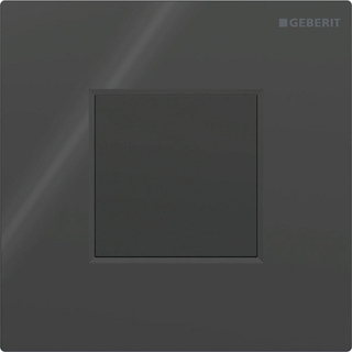 Geberit type 01 urinioir bedieningsplaat - batterij - vierkant - Gitzwart RAL 9005