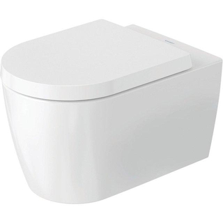 Toilettes suspendue Duravit Me by Starck 57cm avec abattant blanc