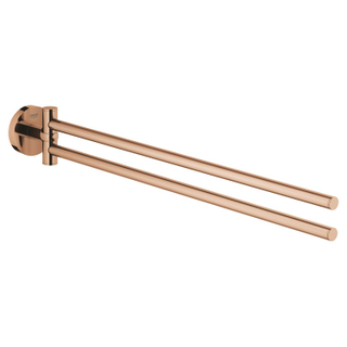 GROHE Essentials Porte-serviettes - 45cm - double - pivotant - Warm Sunset