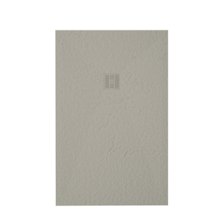 FugaFlow Eccelente Anto douchevloer - 80x180cm - antislip - antibacterieel - mineraalmarmer - rechthoek - mat new pearl (beige)