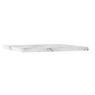 Crosswater Glide II Plan vasque - 71x2.5x45.5cm - Effet marbre Carrara
