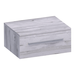 Saniclass Sharp Meuble sous vasque 59x45.5x27cm 1 tiroir 1 espace siphon poignée standard MFC Birch