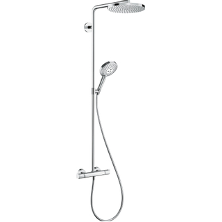 Hansgrohe Raindance Select Regendoucheset - thermostaat - hoofddouche 24cm - chroom SHOWROOMMODEL