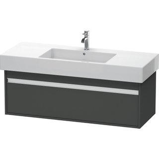 Duravit Ketho Meuble sous-lavabo avec 1 tiroir 120x45.5x41cm pour Vero 032912 graphite