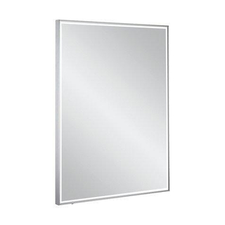 Miroir Crosswater MPRO avec éclairage - 80x60cm - LED - vertical/horizontal - inox brossé