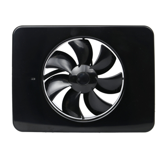 Vent-axia iq ventilateur de salle de bains avec capteur d'humidité noir brillant