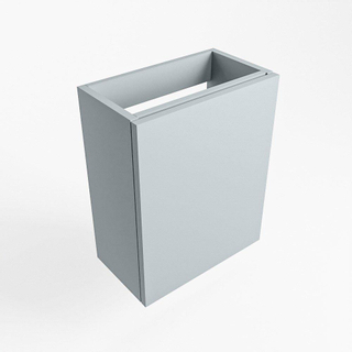 Mondiaz FOWY Meuble sous lave-mains - 40x22x50cm - 1 porte - push to open - softclose - Clay