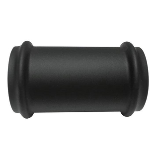 Wiesbaden UniMatch buisverbinder 32 mm mat zwart