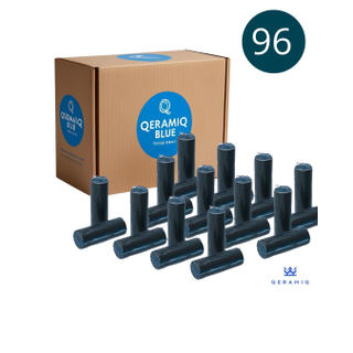 QeramiQ Blue Fresh Sticks - bâtonnets WC - boîte - 96 pièces - bleu