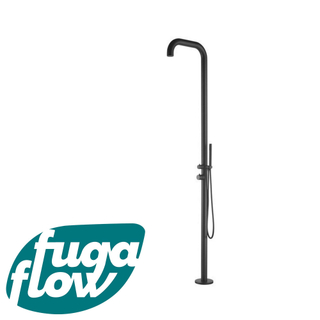 FugaFlow Buitendouche - vrijstaand - RVS 316 - handdouche - mat zwart