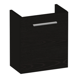 BRAUER Trust fonteinonderkast - 40x45x22cm - excl. opbouwgreep met 1 deur linksdraaiend Timber Black