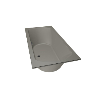 Xenz Lagoon Baignoire Duo - 190x90x53 - évacuation centrale - acrylique - ciment