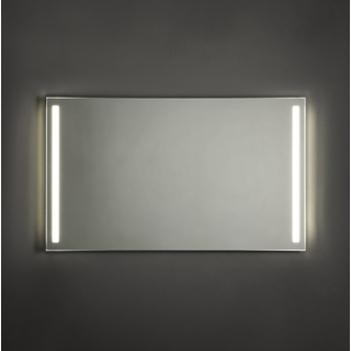 Adema Squared badkamerspiegel 120x70cm met verlichting links en rechts LED met spiegelverwarming en sensor schakelaar OUTLET