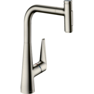 Hansgrohe Talis select M5117-H300 Mitigeur de cuisine avec douchette extractible aspect inox
