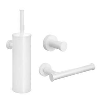 Hotbath Cobber set d'accessoires toilette 3 pièces blanc mat