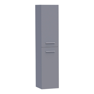 BRAUER EX Badkamerkast - 160x35x35cm - 1 links- rechtsdraaiende deur - zonder greep - MDF - mat grijs