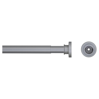 Sealskin Seallux Barre de douche à coincer diamètre 28mm ajustable de 80cm à 130cm aluminium mat