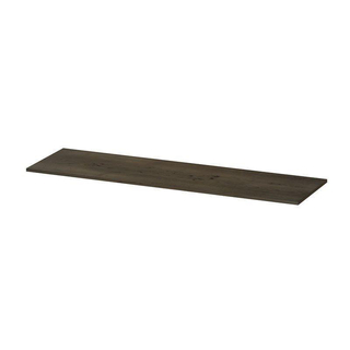 INK Wastafelblad - 160x45x2cm - tbv onderkast - MDF Fineer Charcoal