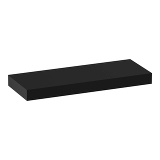 BRAUER Creek Plan sous vasque MDF 120x50x10cm MDF Noir mat