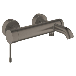 GROHE Essence New badkraan met omstel en koppelingen brushed hard graphite - licht beschadigd - OUTLET UDEN