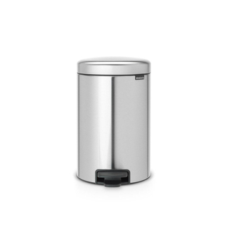 Brabantia NewIcon Pedaalemmer - 12 liter - kunststof binnenemmer - matt steel fingerprint proof