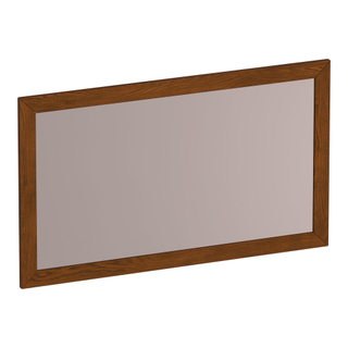 Miroir BRAUER Citrine - 120x70cm - rectangulaire - lamelles chêne marron