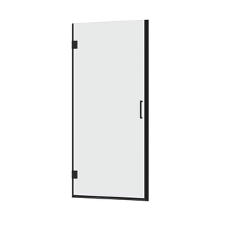 FugaFlow Efficiente Vetro 5000 Douchedeur - 85x200cm - profielloos veiligheidsglas - anti kalk - mat zwart