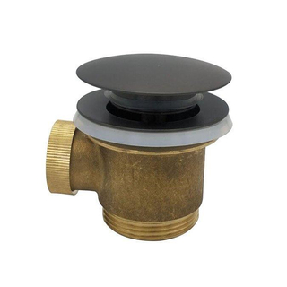 Wiesbaden Caral bonde clic clac évacuation pour baignoire îlot 1 1/2" gunmetal