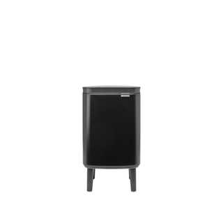 Brabantia Bo Hi Poubelle - 4 litres - seau intérieur en plastique - noir mat