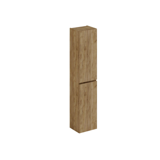 Thebalux Hoge kast 165x45x29 2x dichte deur 1x greeplijst Hout in kleur meubel links draaiend t.b.v. Type 1/3/5/9