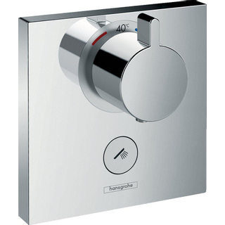 Hansgrohe ShowerSelect Ensemble de finition pour mitigeur thermostatique encastré Highflow avec 1 robinet d'arrêt chrome