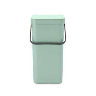 Brabantia Sort & Go Afvalemmer - 16 liter - hengsel - met beugel - jade green