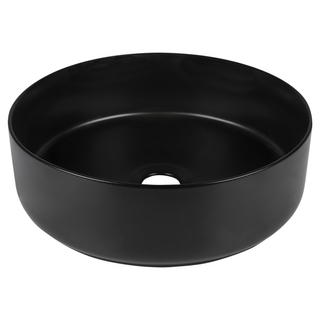 Differnz Mira Vasque en céramique diamètre 36 x 12 cm noir