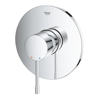 Grohe Essence New Inbouwthermostaat - 1 knop - zonder omstel - chroom