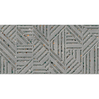 Prissmacer Cerámica Gobi Carrelage Terrazzo - 60x120cm - rectifié - Grigio mat