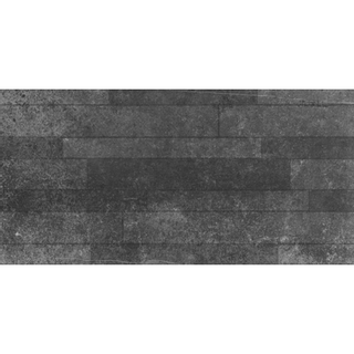 Colorker Kainos bande décorative 29.5x59.5cm 9.1mm anti-gel rectifiée gris mat
