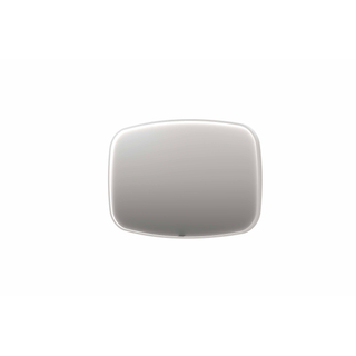 INK SP31 miroir - 120x4x80cm contour en cadre en acier incl dir LED - chauffage - changement de couleur - dimmable et interrupteur - blanc mat