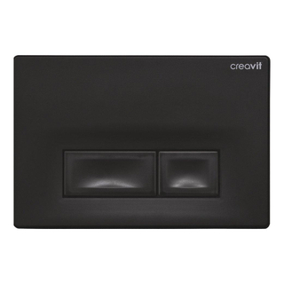 Creavit Panneau de commande - boutons rectangulaires - noir mat