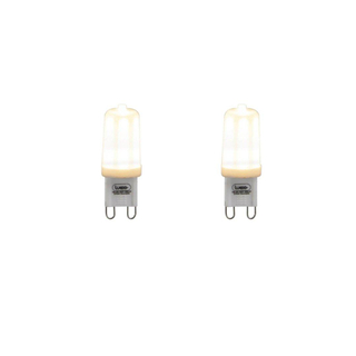 Luedd Lampe LED - lot de 2 - G9 - 3W - 2700K - 280LM - à intensité réglable