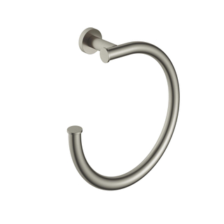 Hotbath Cobber handdoekring geborsteld nikkel