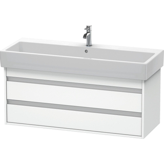 Duravit Ketho Meuble sous-lavabo avec 2 tiroirs 115x44x41cm pour Vero 045412 blanc